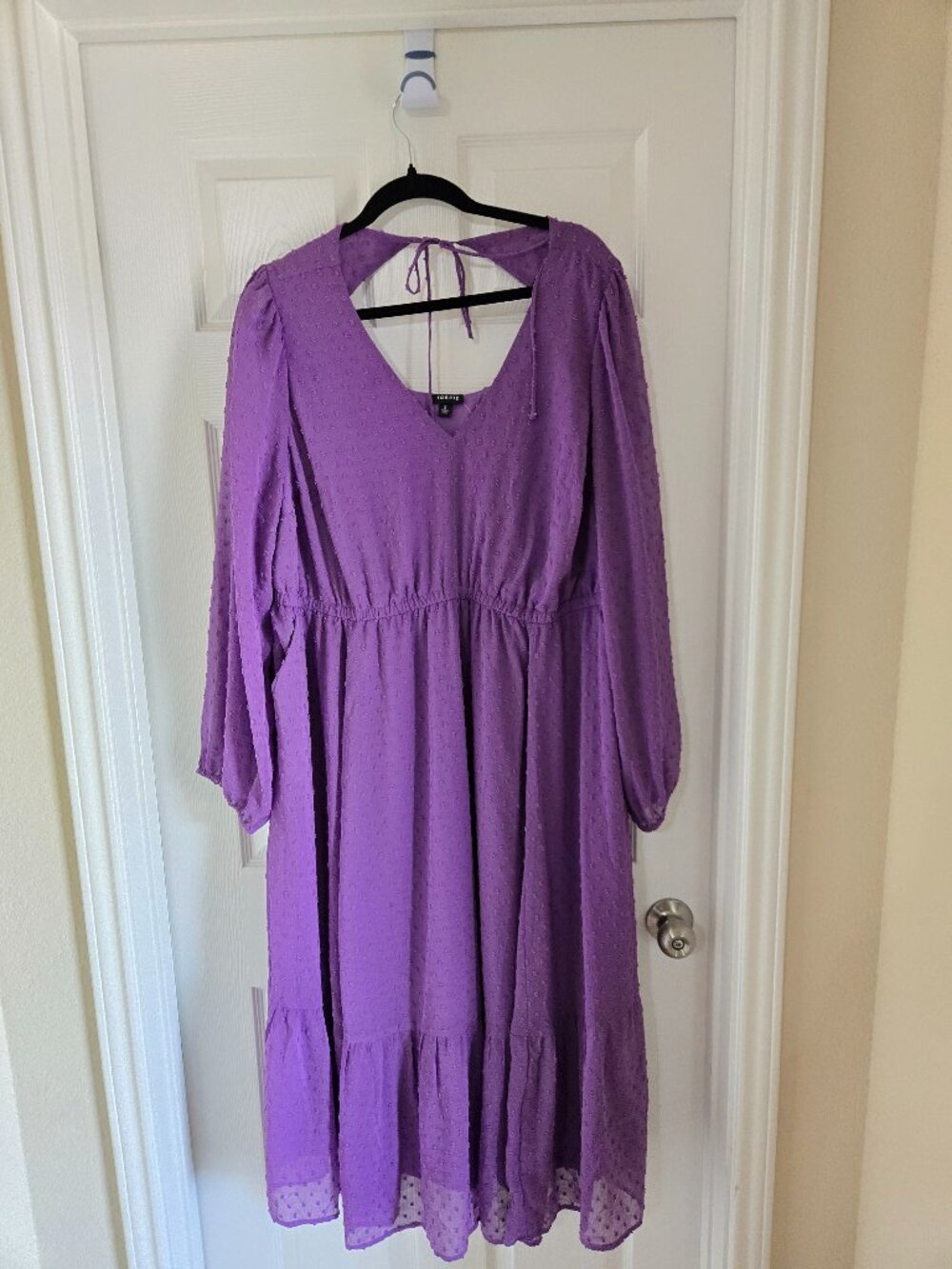 Torrid purple maxi dress size 2x new